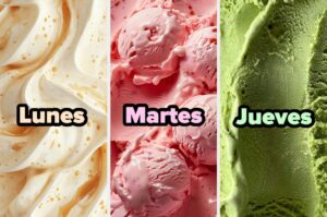 Elige entre estos helados y sabré exactamente qué día de la semana naciste