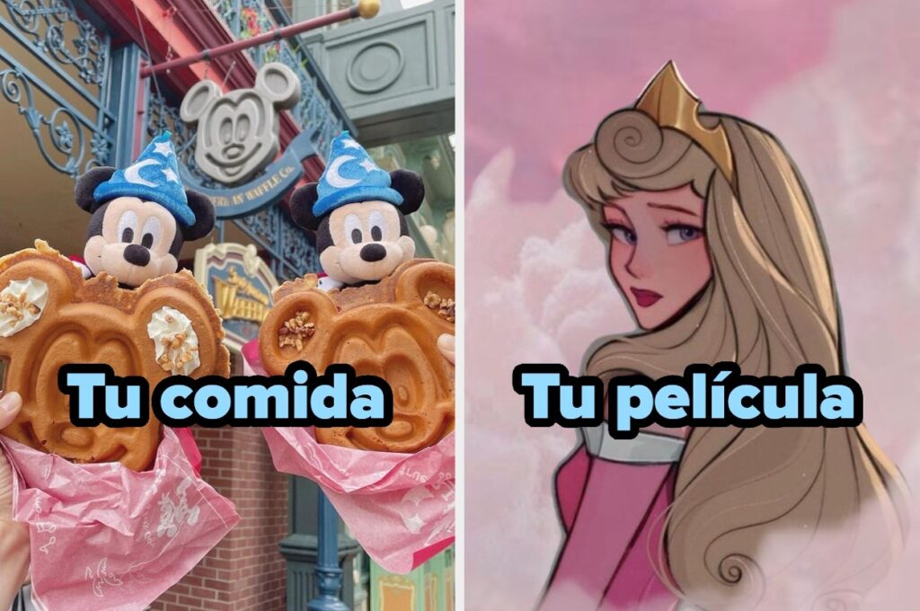 Elige entre un montón de comida de Disney y te diremos qué película clásica te representa