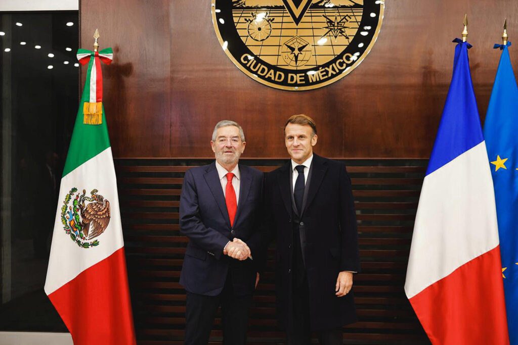Emmanuel Macron llega a México para reunión con Sheinbaum y su visita oficial - AlbertoNews