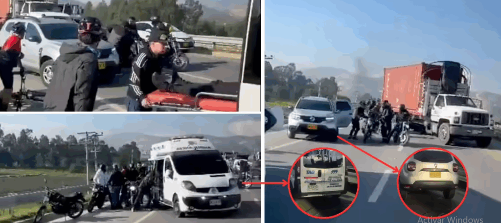 Esto es lo que se sabe de la ambulancia que una violenta banda está usando para robar y secuestrar a conductores en las goteras de Bogotá