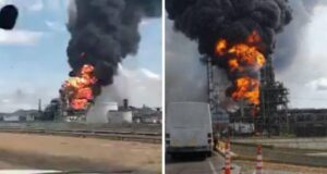 Explosión e incendio en planta Petrocedeño de Anzoátegui