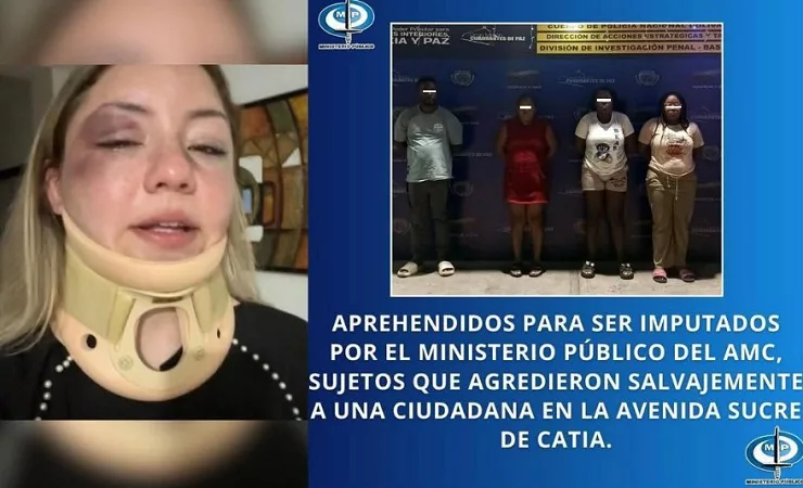 Fiscalía imputa a los cuatro buhoneros que agredieron a una mujer