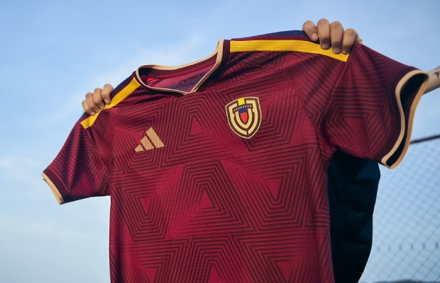 Hoy revelaron la nueva camiseta de la Vinotinto