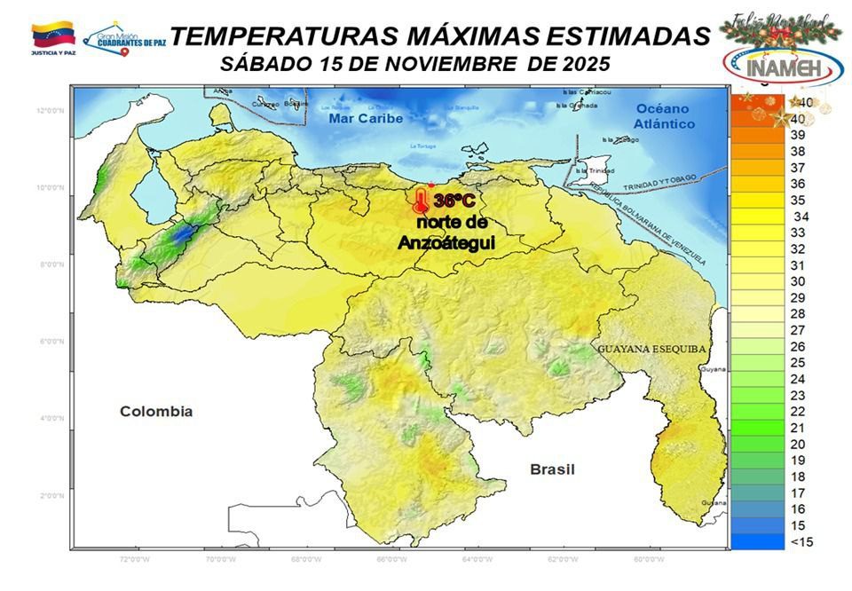 Inameh alerta nuevas lluvias y descargas eléctricas en varios estados del país este #15Nov
