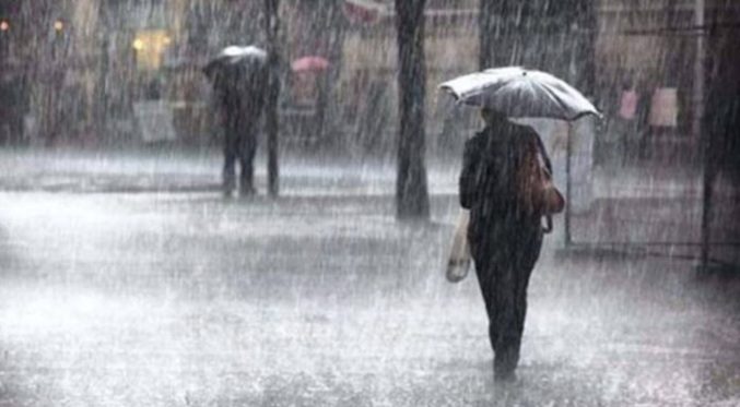 Inameh estima lluvias dispersas en zonas del país este domingo