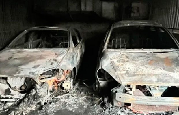 Incendio en sótano de edificio en Santa Mónica consume 11 vehículos