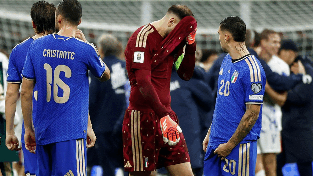 Italia perdió por goleada y puso nuevamente en riesgo su participación en el Mundial 2026