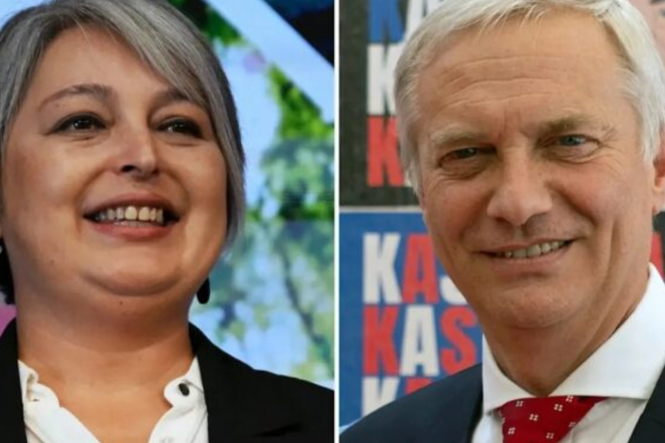 Jeannette Jara y José Antonio Kast