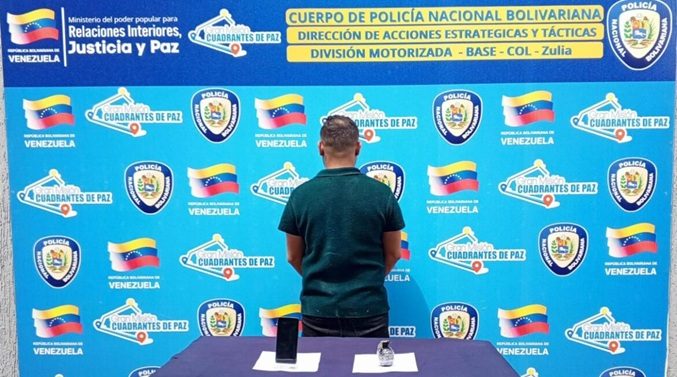 Lo capturan por tráfico de armas y municiones en Lagunillas