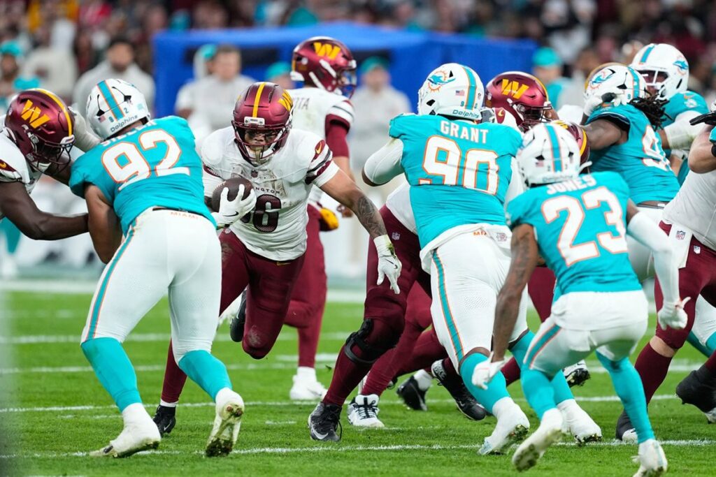 Los Dolphins se llevan en la prórroga el partido de la NFL en Madrid