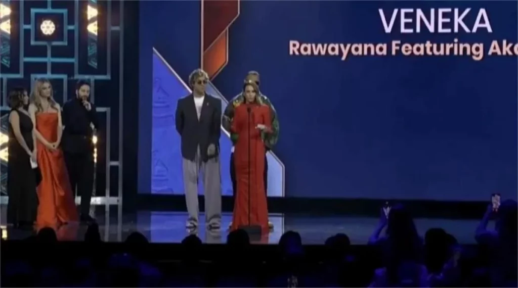 Veneka ganadora en los Latin Grammy