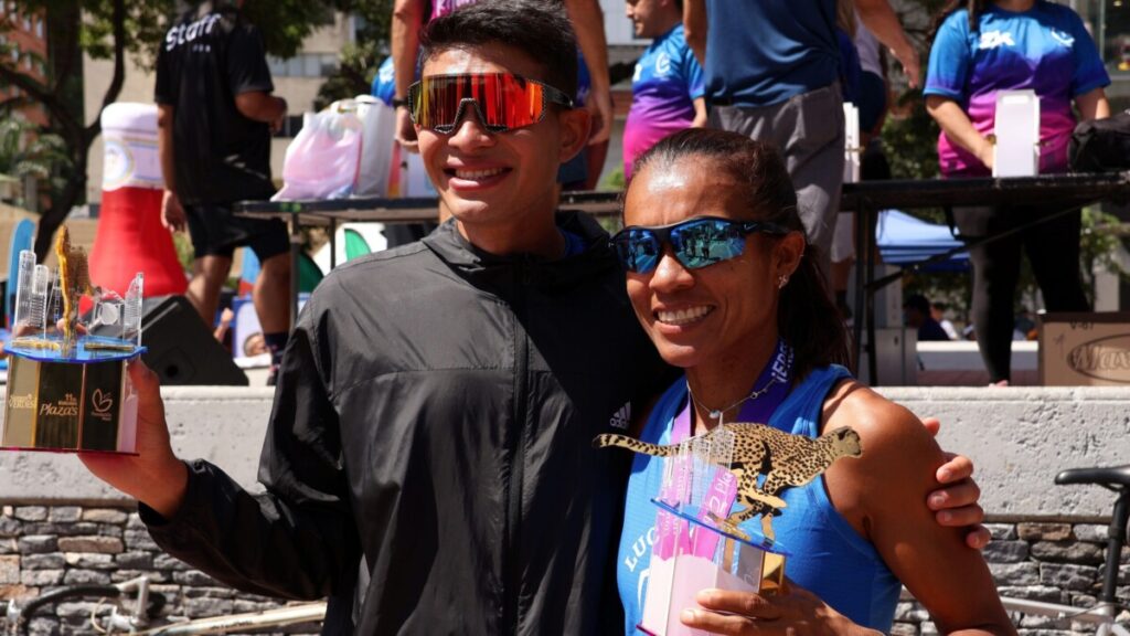 Maratonistas Palma y Amaya ganadores del Plaza’s 21K