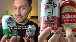 Miguel Sánchez, experto en cerveza, explica cuál es la diferencia entre la Mahou verde y la Mahou roja: «El extracto seco primitivo»