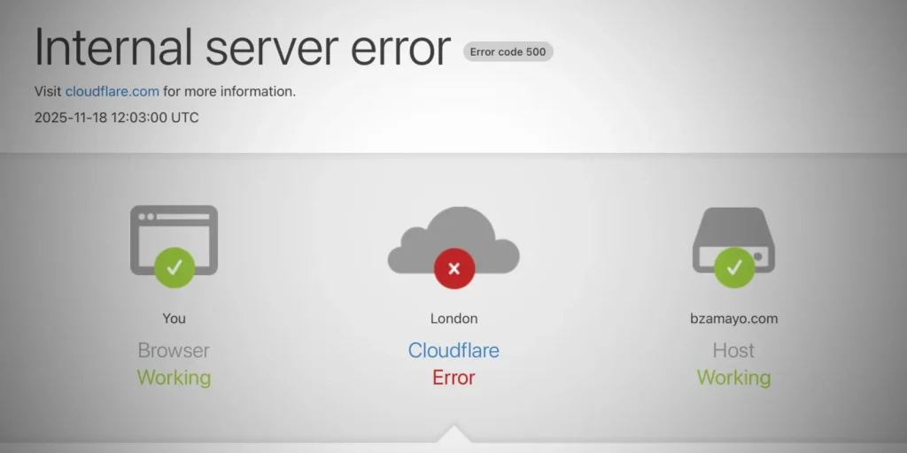 Millones de usuarios sufren por acceso a internet tras una falla de Cloudflare