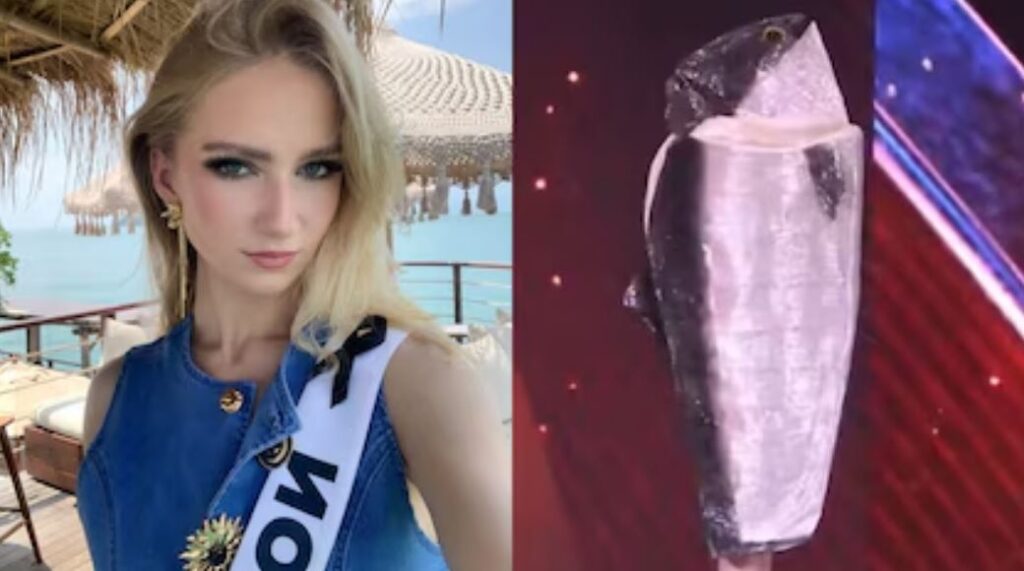 Noruega sorprendió con traje típico inspirado en un salmón en el Miss Universo