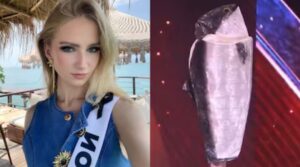 Noruega sorprendió con traje típico inspirado en un salmón en el Miss Universo