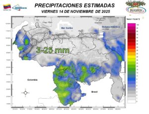 Oleaje de hasta dos metros de altura: el pronóstico de Inameh para este #14Nov