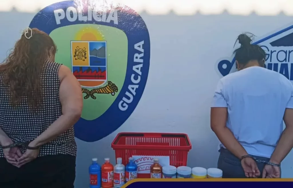 Poliguacara capturó a dos mujeres que hurtaron tienda