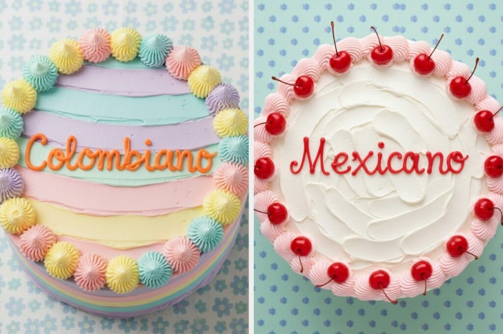 Puedo adivinar de qué país vienes solo con tu selección de pasteles