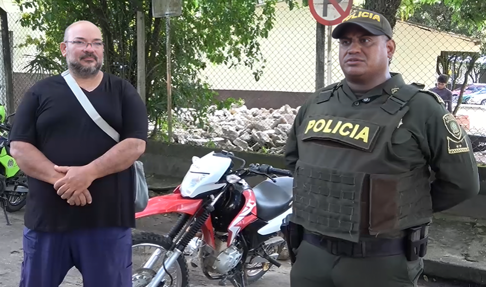 Recuperaron la moto