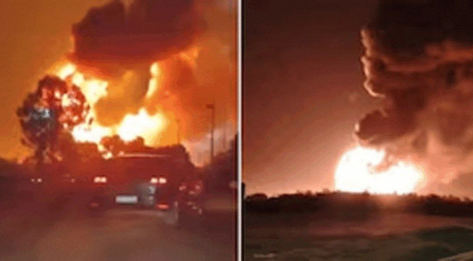 Registran explosiones en una planta de Argentina