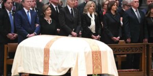 Republicanos y demócratas se unen en el funeral de Dick Cheney, al que Trump no fue invitado