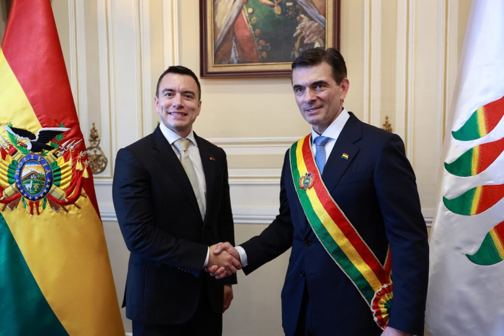 Rodrigo Paz se reúne con Noboa para "reiniciar" la cooperación entre Bolivia y Ecuador - AlbertoNews