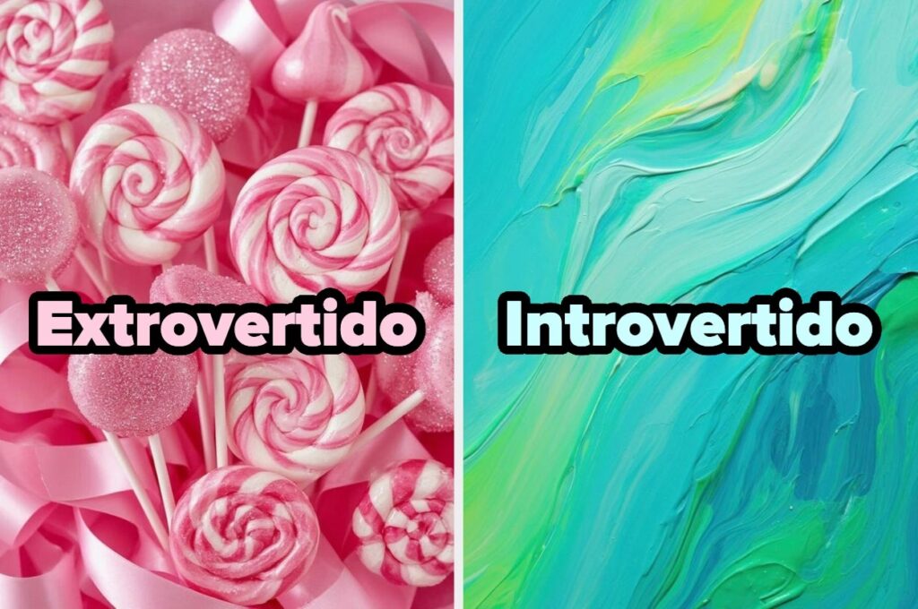 Sabré exactamente si eres más introvertido o extrovertido solo con tu selección en colores