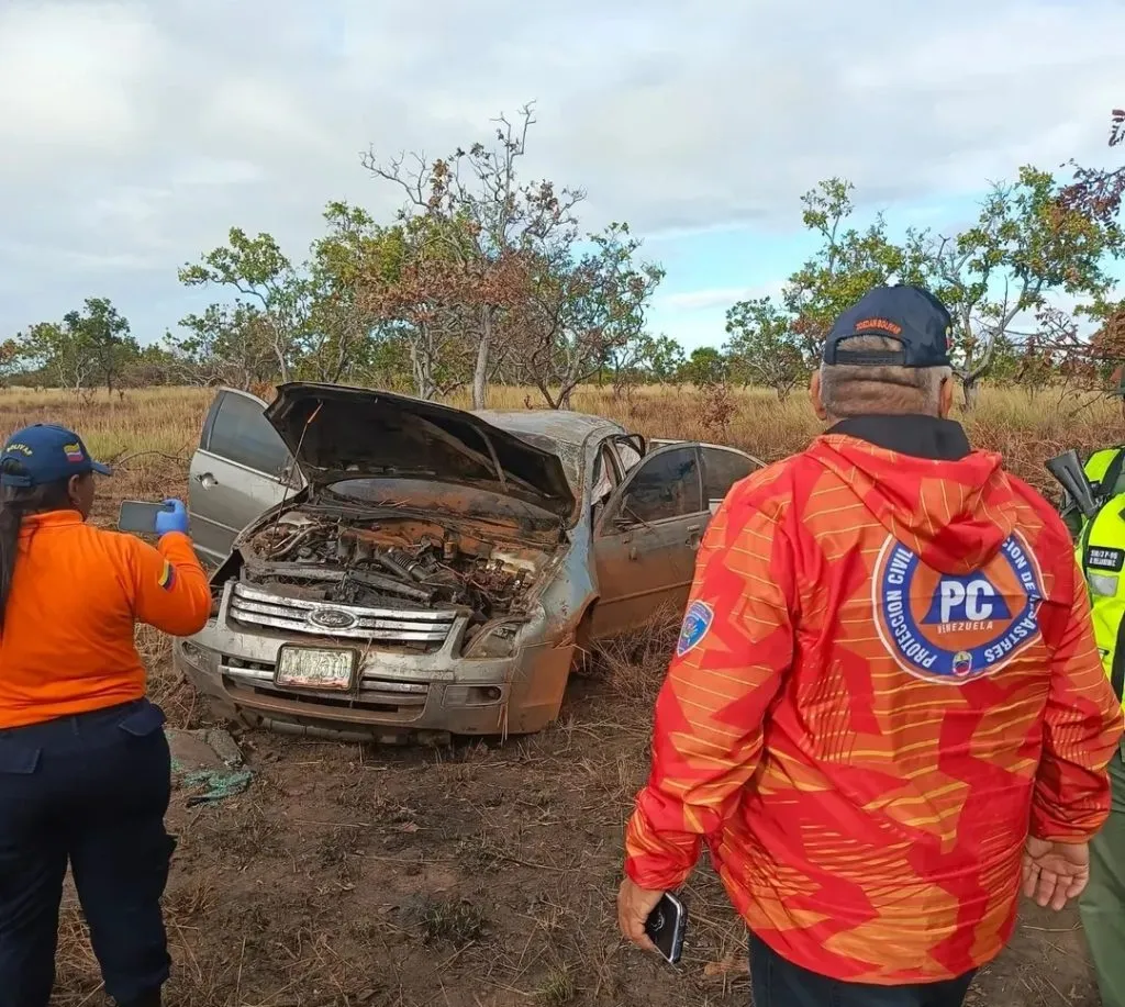Se registró un fuerte accidente de tránsito en la autopista Puerto Ordaz – Ciudad Bolívar