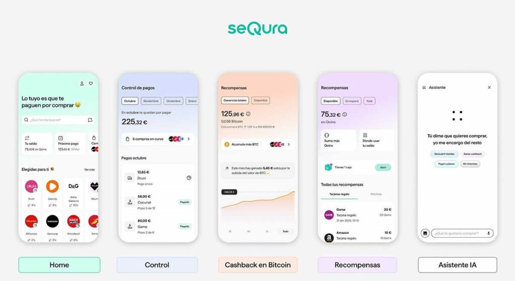 SeQura entra en el mercado 'cripto' con una aplicación de 'cashback'