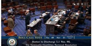Senado EE. UU. por no frena acción militar en Venezuela