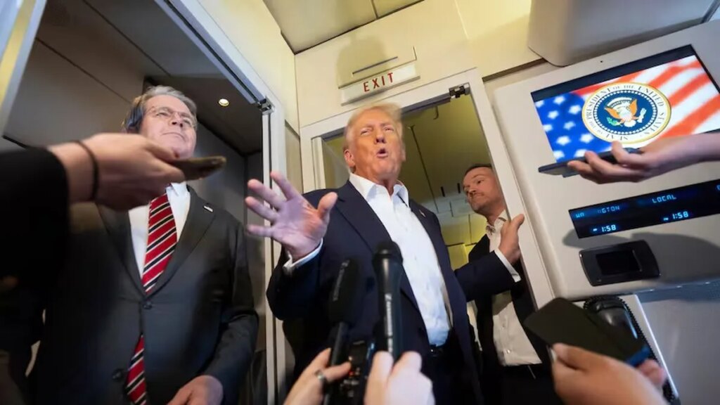 Silencio cerdita, el insulto de Donald Trump a una periodista que preguntó por el caso Epstein