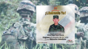 Soldado Víctor Hugo Yepes García fue secuestrado durante combates con el Gao-r Carlos Patiño en el Cauca, donde cinco militares terminaron heridos
