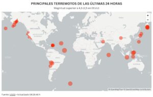 Terremotos hoy, 24 de noviembre: consulta dónde ha habido sismos y su escala en España y resto del mundo, en tiempo real | elperiodico.com