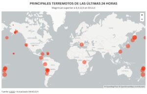 Terremotos hoy, 25 de noviembre: consulta dónde ha habido sismos y su escala en España y resto del mundo, en tiempo real | elperiodico.com