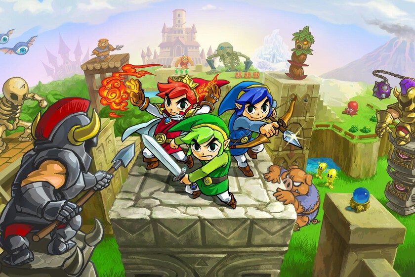 Tri Force Heroes rompe por completo uno de los rasgos más icónicos de Link