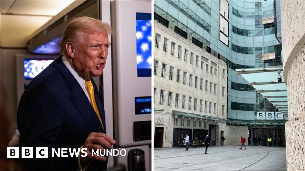 Trump dice que demandará a la BBC, que se disculpó por la edición de un documental sobre él pero se negó a pagarle una compensación