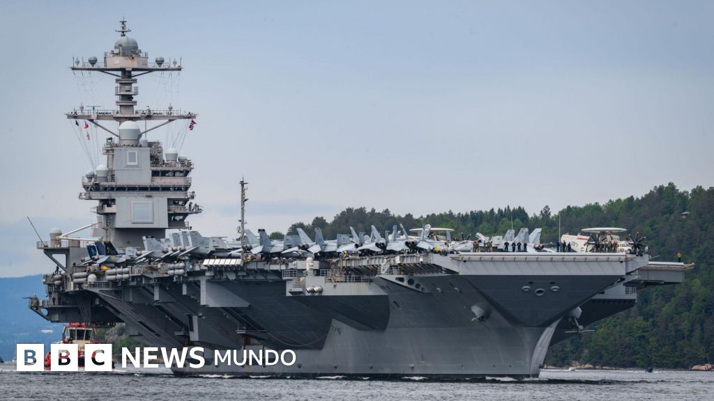 USS Gerald R. Ford: el mayor buque de guerra del mundo llega a América Latina y Maduro eleva la alerta militar en Venezuela