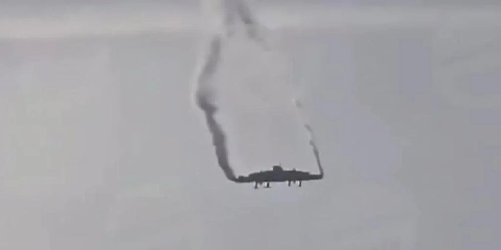 Un avión de carga del Ejército de Turquía se estrella en la frontera entre Georgia y Azerbaiyán