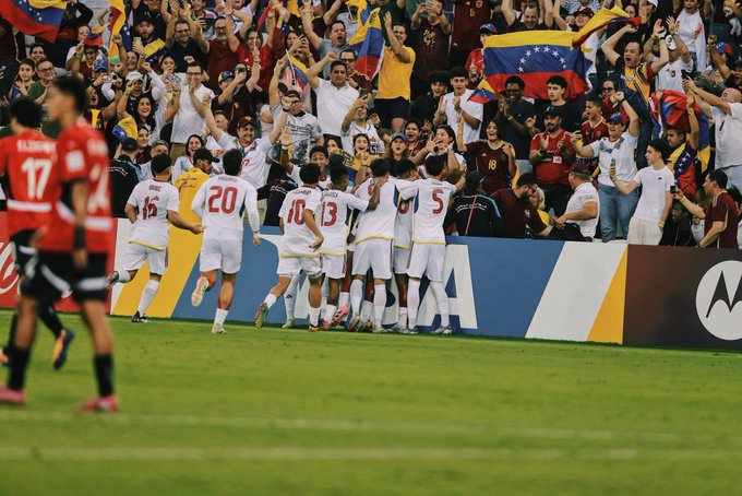 Venezuela empata 1-1 con Egipto en segundo partido del Mundial Sub-17