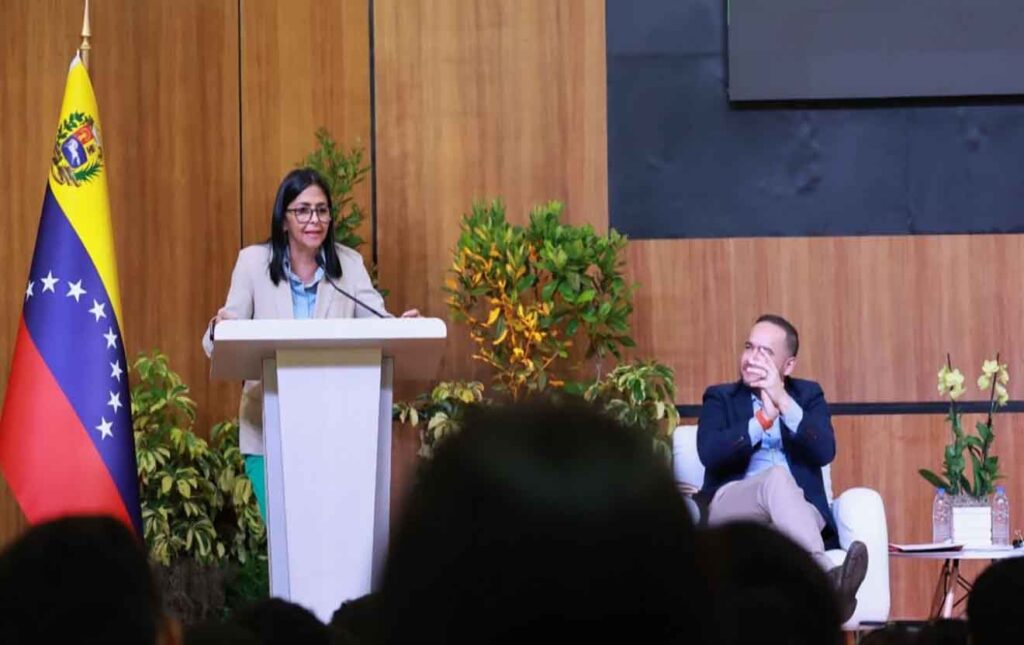 Delcy Rodríguez a EEUU