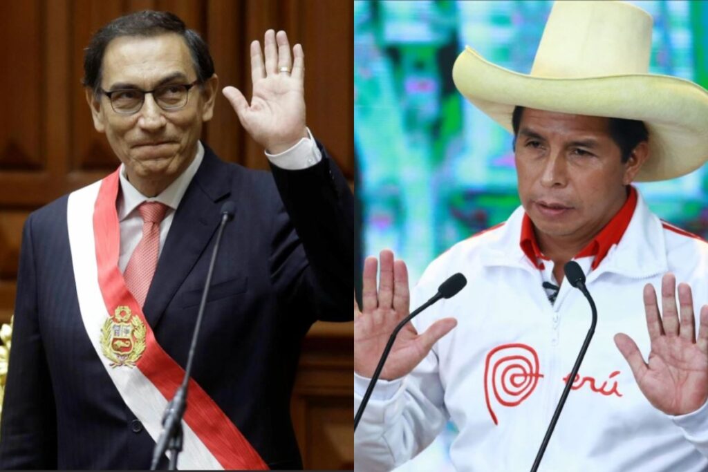 Vizcarra y Castillo se unen al "club" de expresidentes peruanos encarcelados