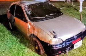 Vuelco de Chevrolet Corsa cerca del vertedero municipal de Guanipa deja tres personas ilesas y una niña lesionada