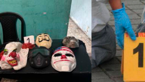 buscan a sicario con máscara de payaso señalado de matar una niña de 8 años