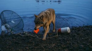 captaron a un lobo salvaje usando una herramienta por primera vez (VIDEO)