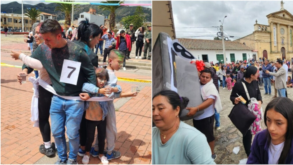 la fiesta sin alcohol que sirve para integrar a las familias en Samacá, uno de los municipios en los que más cerveza se consume en Boyacá