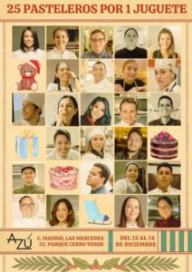 25 pasteleros por 1 juguete: un postre por una sonrisa