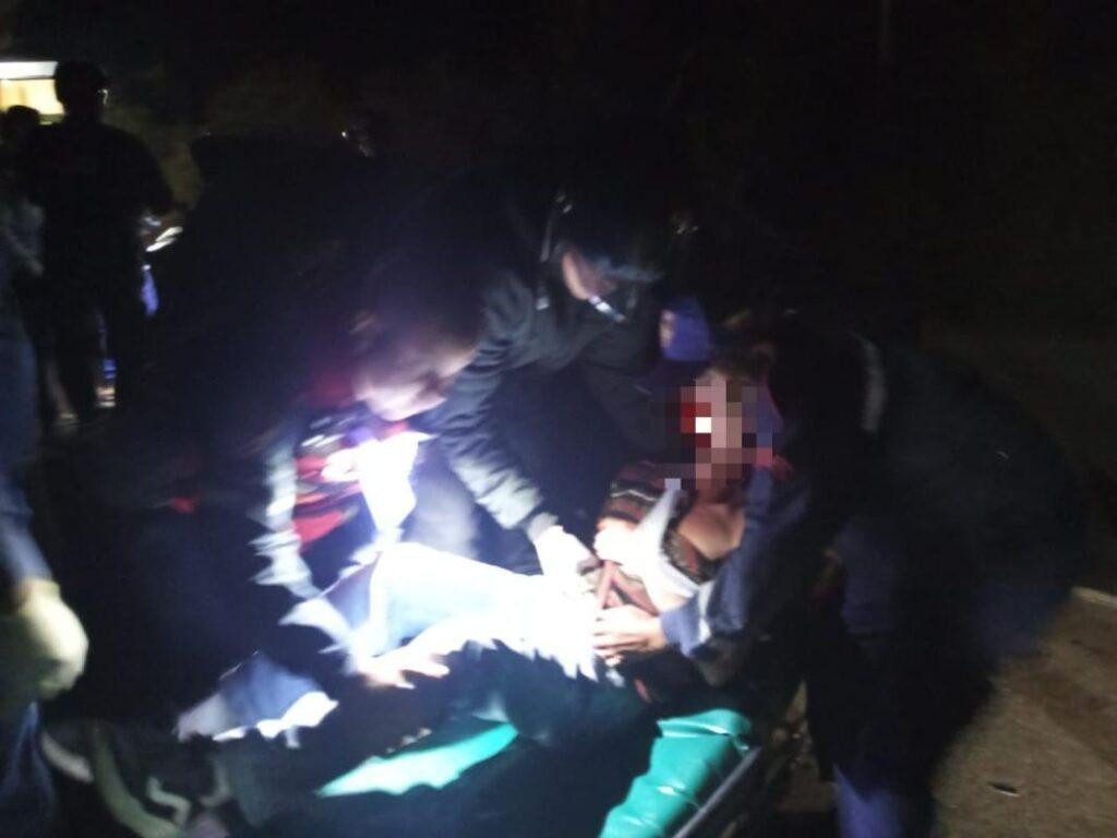 Accidente de tránsito en la autopista La Fría deja tres personas lesionadas entre ellos un menor de edad