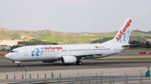 Air Europa amplía hasta final de enero las cancelaciones de sus vuelos a Venezuela