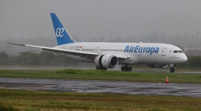 Air Europa amplía las cancelaciones de sus vuelos a Venezuela